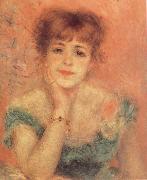 Pierre-Auguste Renoir Portrait of t he Actress Jeanne Samary France oil painting artist